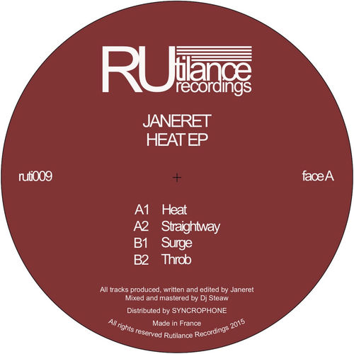 Janeret - Heat ep / Rutilance Recordings