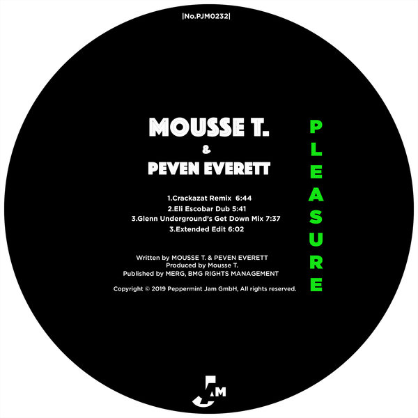 Mousse T. & Peven Everett - Pleasure / Peppermint Jam