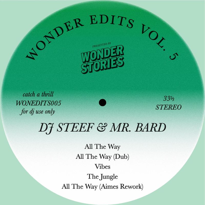 DJ Steef & Mr. Bard - Wonder Edits Vol. 5 / Wonder Edits