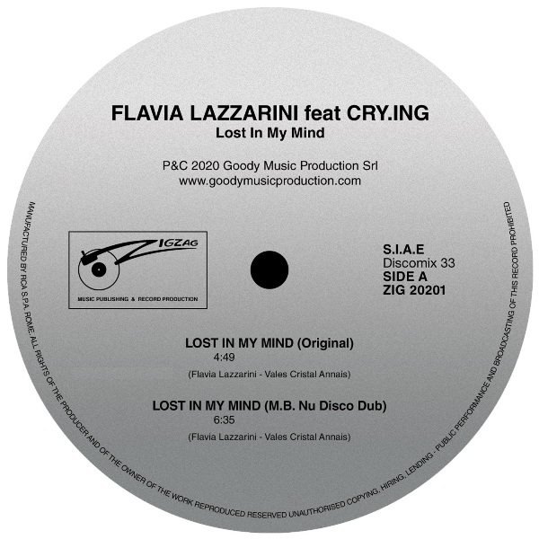 Flavia Lazzarini ft CRY.ING - Lost in My Mind / Zig Zag