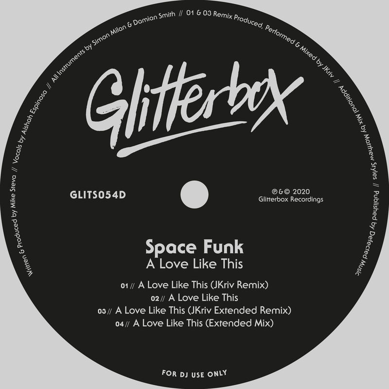 Space Funk - A Love Like This / Glitterbox Recordings
