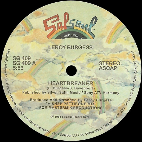 Leroy Burgess - Heartbreaker (Shep Pettibone 12" Mix) / Salsoul Records