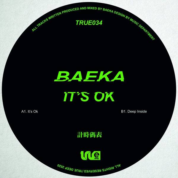 Baeka - It's Ok / True Deep