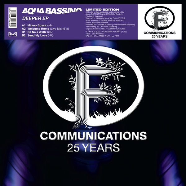 Aqua Bassino - Deeper EP / F Communications
