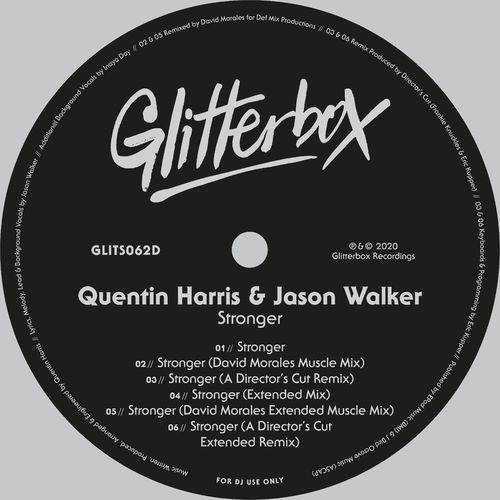 Quentin Harris & Jason Walker - Stronger / Glitterbox Recordings