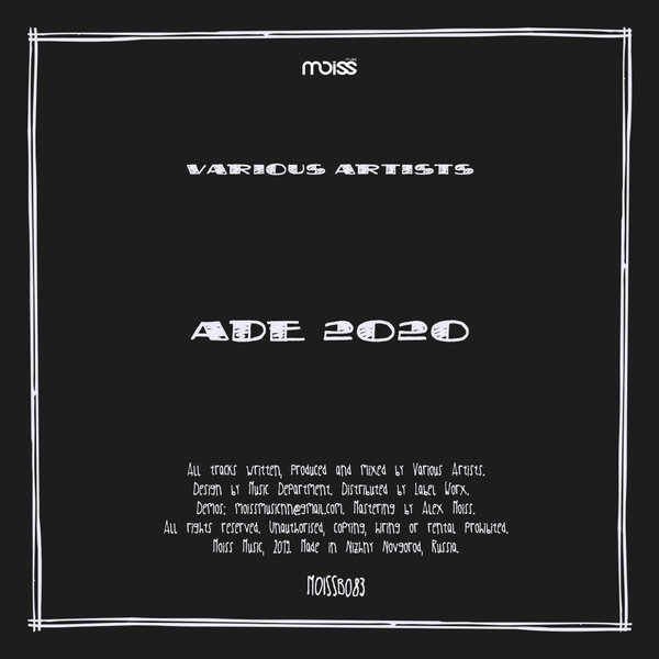 VA - ADE 2020 / Moiss Music Black