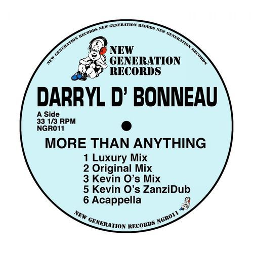 Darryl D'Bonneau - More Than Anything / New Generation Records
