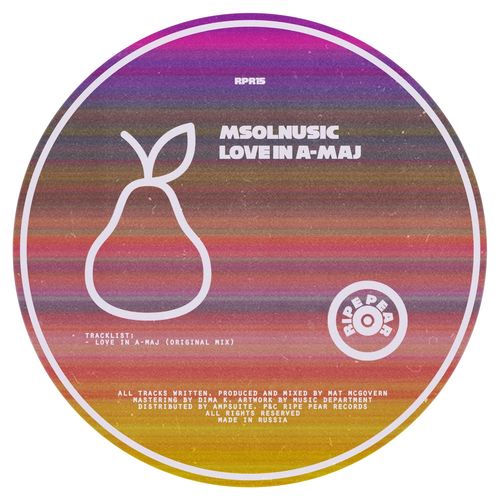 Msolnusic - Love in A-Maj / Ripe Pear Records