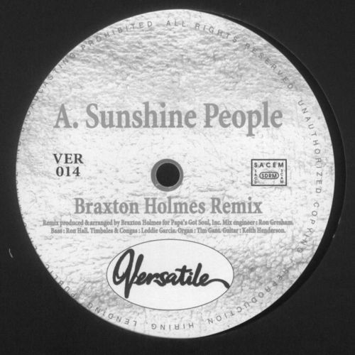 Cheek - Venus (sunshine people) [Remix part 2] / Versatile Records