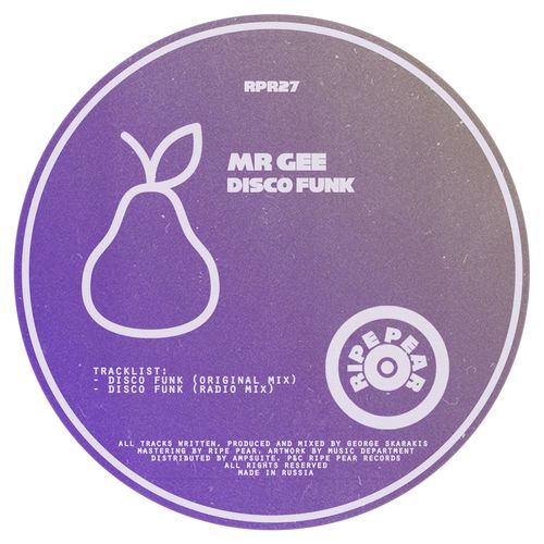 Mr Gee - Disco Funk / Ripe Pear Records