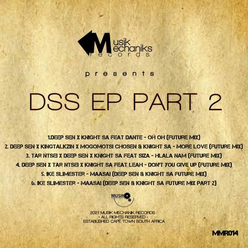 VA - D S S EP Part 2 / Musik Mechaniks Records