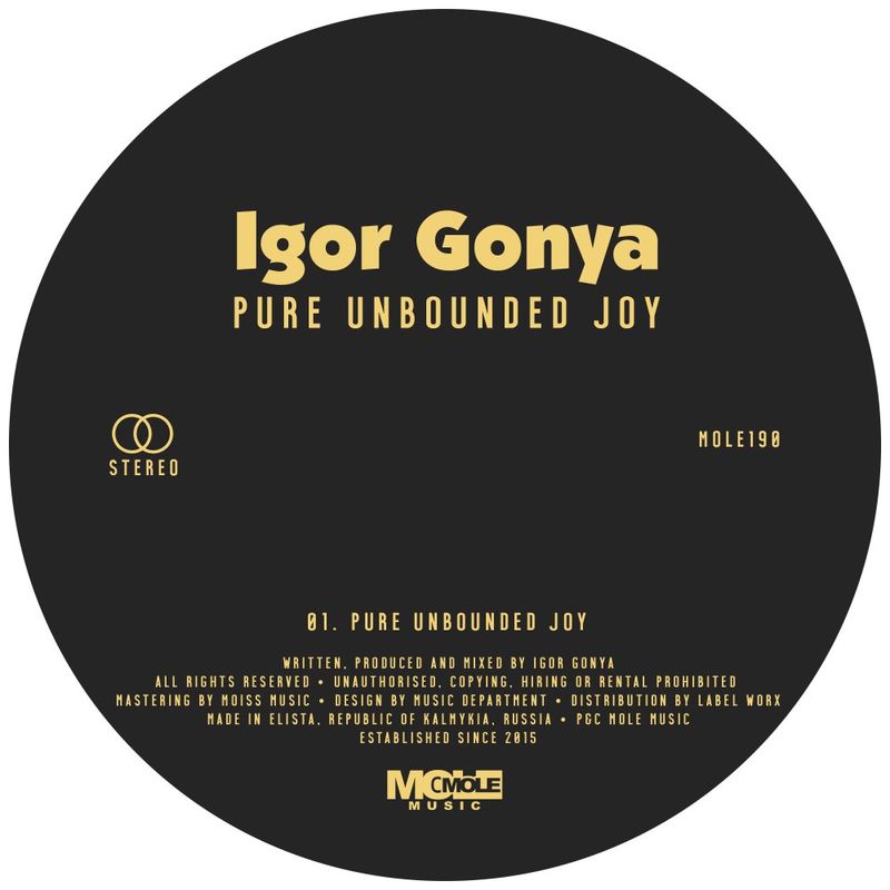 Igor Gonya - Pure Unbounded Joy / Mole Music