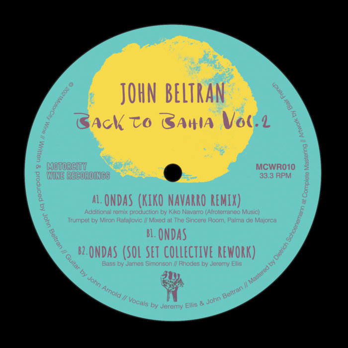 John Beltran - Back To Bahia Vol. 2 / MotorCity Wine