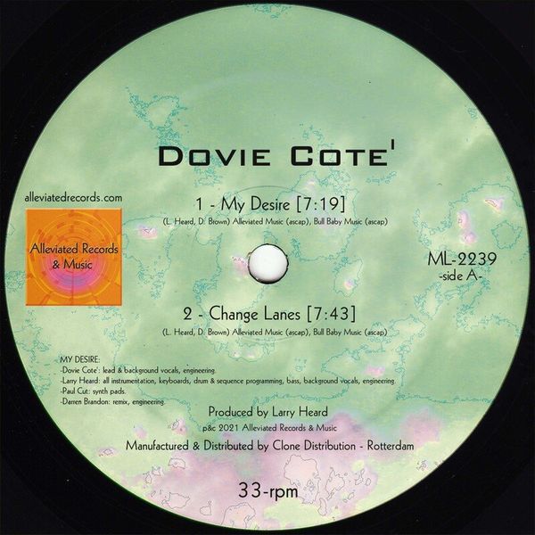 Dovie Cote' - Dovie Cote' / Alleviated Records