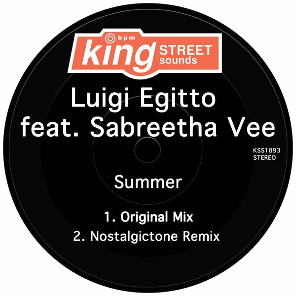 Luigi Egitto ft Sabreetha Vee - Summer / King Street Sounds