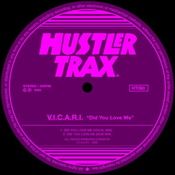 V.i.c.a.r.i. - Did You Love Me / Hustler Trax