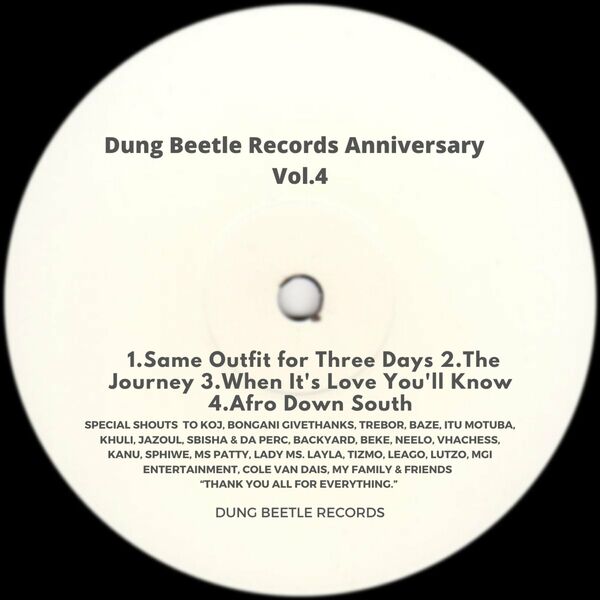 VA - Dung Beetle Records Anniversary, Vol. 4 / Dung Beetle Records