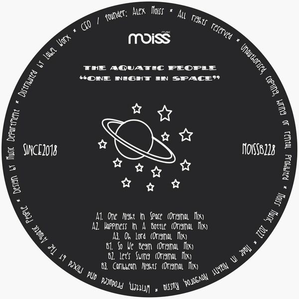 The Aquatic People - One Night In Space / Moiss Music Black