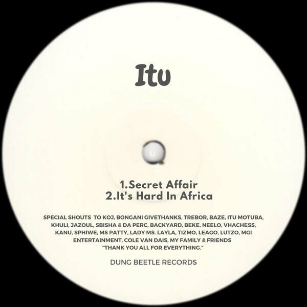Itu - It's Hard in Africa / Dung Beetle Records