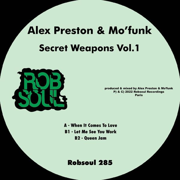 Alex Preston - Secret Weapons Vol.1 / Robsoul