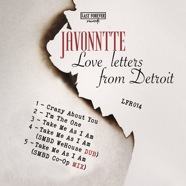 JAVONNTTE - Love Letters from Detroit / Last Forever Records