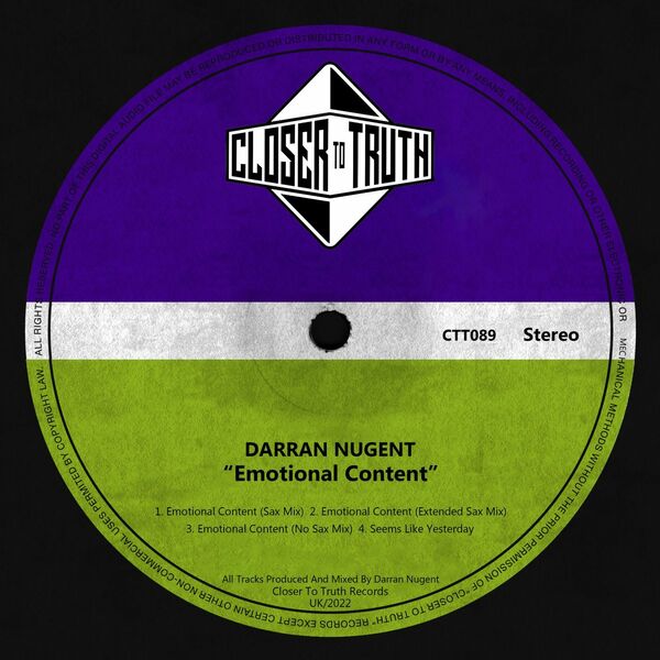 Darran Nugent - Emotional Content / Closer To Truth
