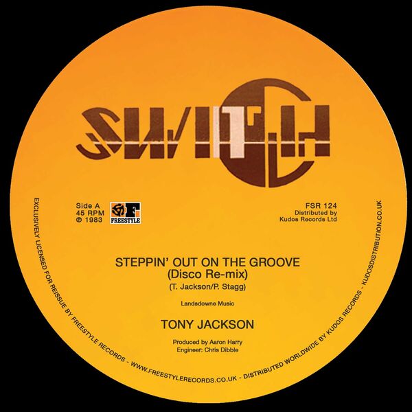 Tony Jackson - Steppin' Out on the Groove / Freestyle Records