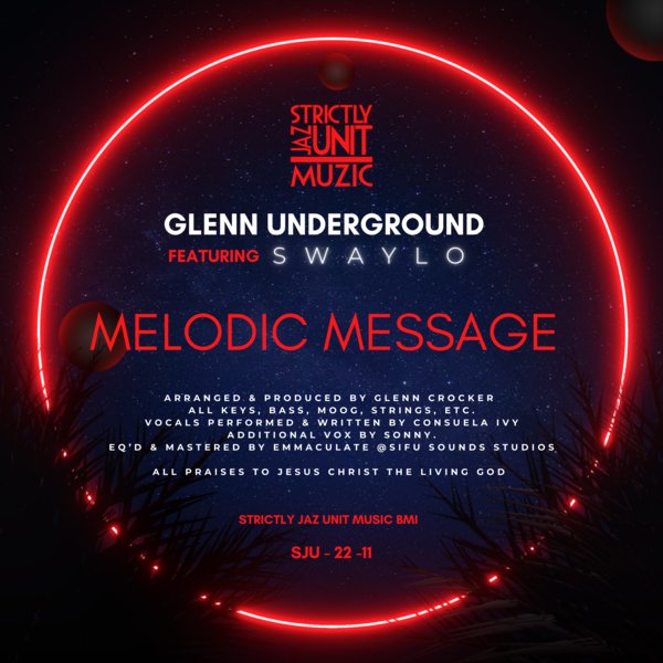 Glenn Underground Feat. Swaylo - Melodic Message / Strictly Jaz Unit Muzic