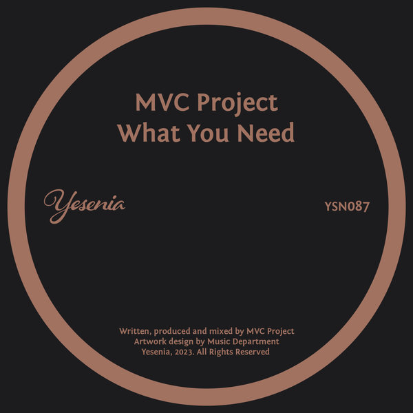 MVC Project - What You Need (Disco Gospel Mix) / Yesenia