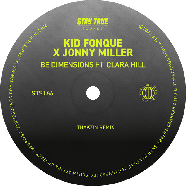 Kid Fonque X Jonny Miller feat. Clara Hill - Be Dimensions