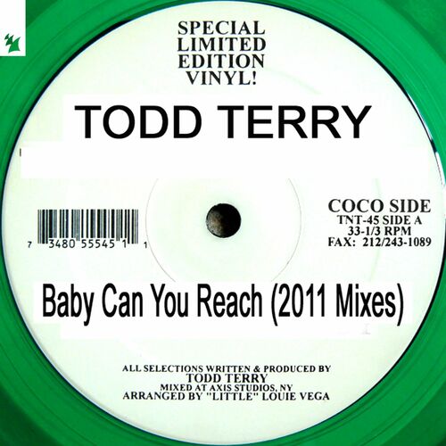 Todd Terry - Baby Can You Reach on Inhouse