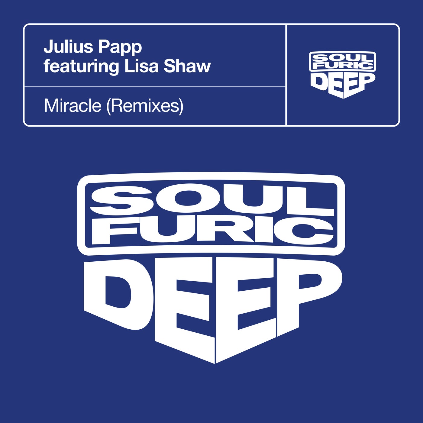 Julius Papp & Lisa Shaw - Miracle - Remixes on Soulfuric Deep