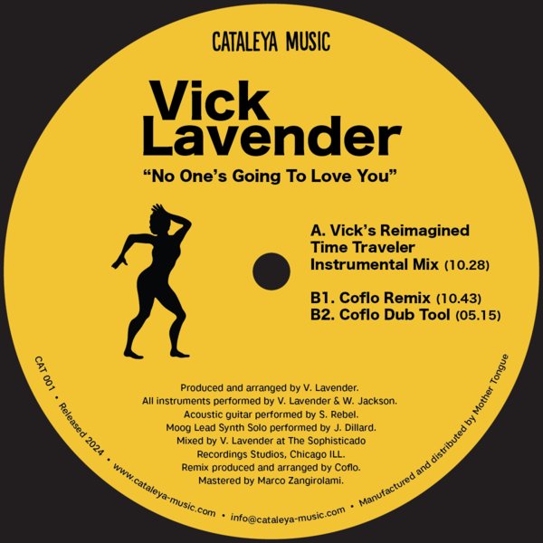 Vick Lavender - No One's Going To Love You on Cataleya Music