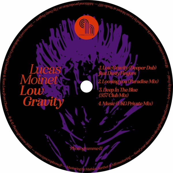 Lucas Moinet, Dusty Fingers - Low Gravity on Phonogramme