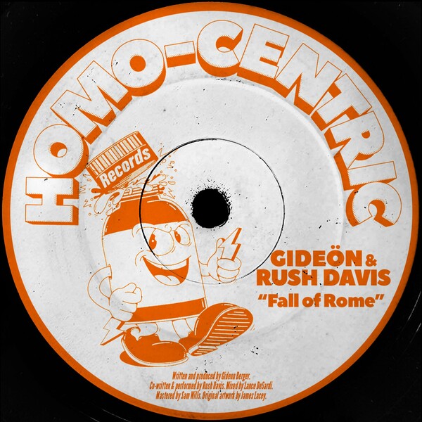 Rush Davis, GIDEÖN - Fall Of Rome on HOMO-CENTRIC RECORDS