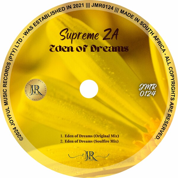 Supreme ZA - Eden of Dreams on Joyful Music Records (Pty) Ltd