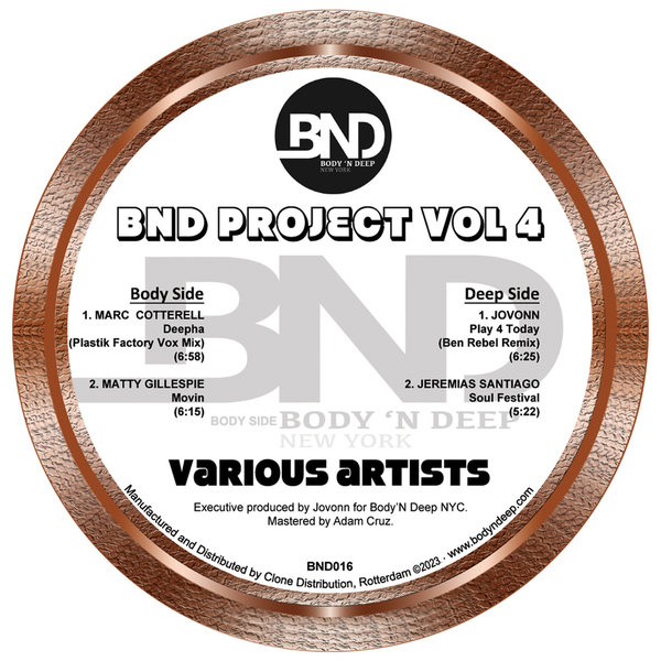 VA - BND Project Volume 4 on Body'N Deep