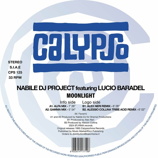 Nabile DJ Project, Lucio Baradel - Moonlight on Irma Dancefloor