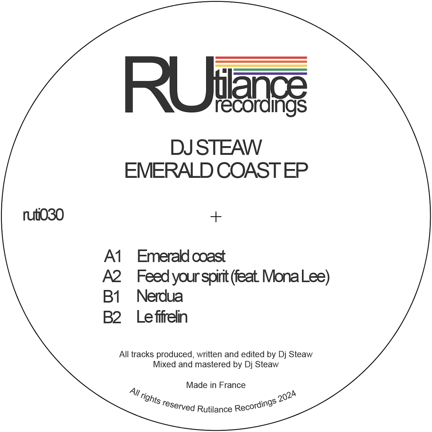 DJ Steaw - Emerald Coast EP on Rutilance Recordings